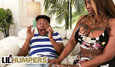 Tattooed stepmom Victoria Cakes seduces her stepson