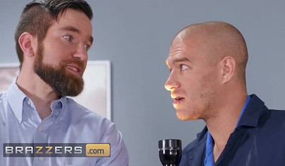 Maserati got stuck in an elevator and fucked by Xander Corvus