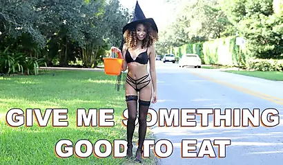 Naughty Cecilia Demands A Treat