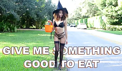 Naughty Cecilia Demands A Treat