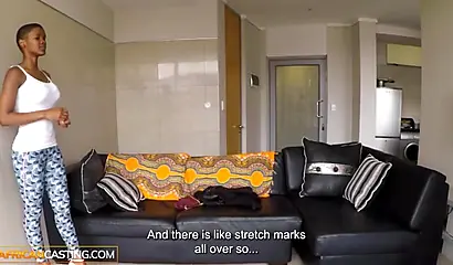 Busty Black MILF Busted Open by White Producer