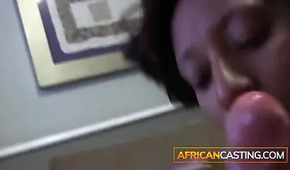 Brown Skin Baddie Jizzed After Job Interview