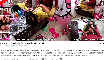 18-year-old Ebony's Natural Boobs Compilation