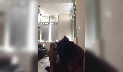 18-year-old Ebony Teen Enjoys Big Dick