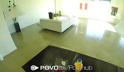 Karissa Kane Serves Breakfast