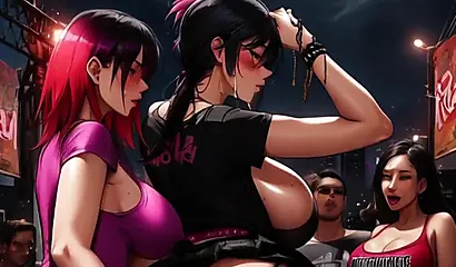 Tifa's Wild Ride: A Full-Length Animated Mosh Pit Adventure