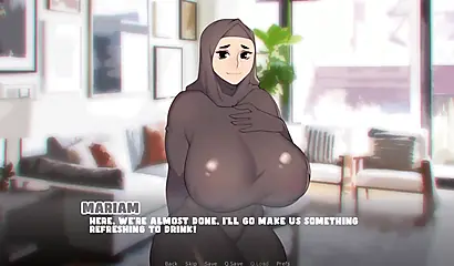 Mariam, the Hijab MILF Next Door, Gets Her Pussy Fucked