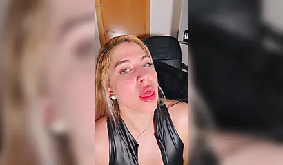 Blonde teen's first time with a tattooed stud