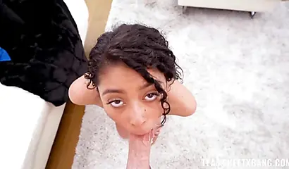 Jada Doll's First POV Blowjob