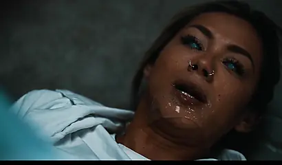 黑女神扎瓦迪喷射在维罗妮卡·利尔身上